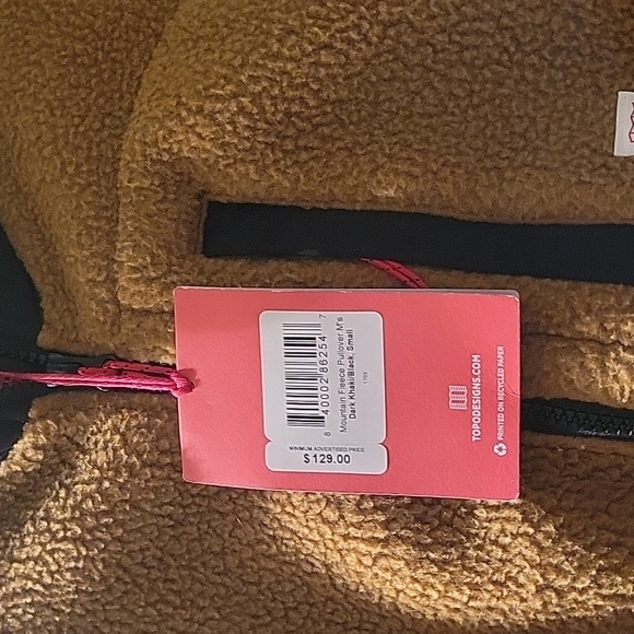 Topo Mountain Fleece Pullover NWT - Picture 6 of 16